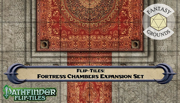 Fantasy Grounds - Pathfinder RPG - Flip-Tiles - Fortress Chambers Expansion Steam capsule image