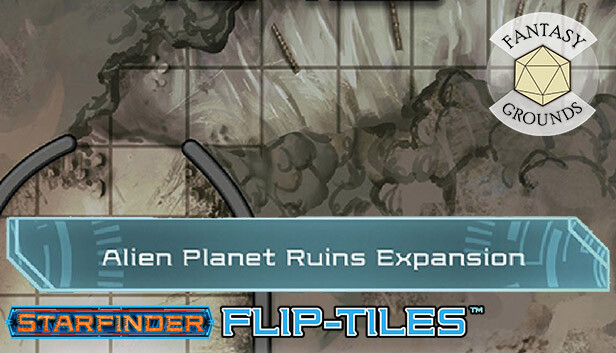 Fantasy Grounds - Starfinder RPG - Flip-Tiles - Alien Planet Ruins Expansion Steam capsule image