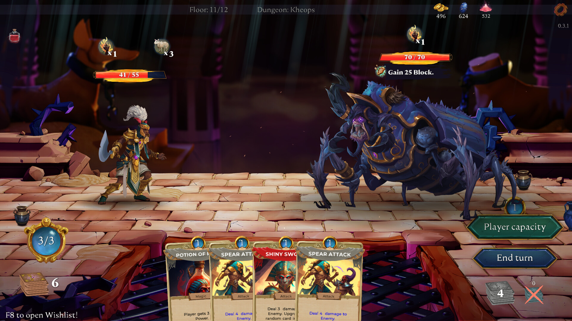 Indie Game Lover Creeping Deck: Pharaoh's Curse