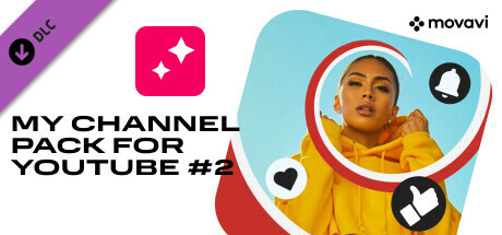 Movavi Video Editor 2023 - My Channel Pack for YouTube #2 Steam header image