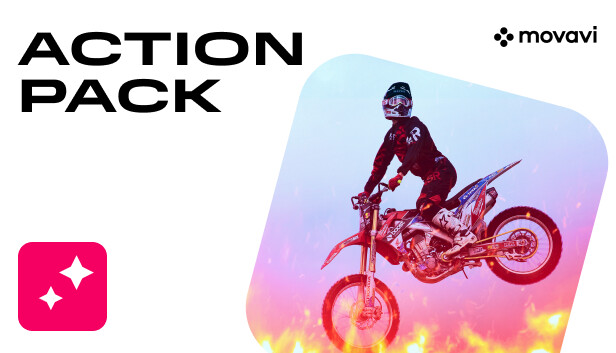 Movavi Video Editor 2023 - Action Pack Steam capsule image
