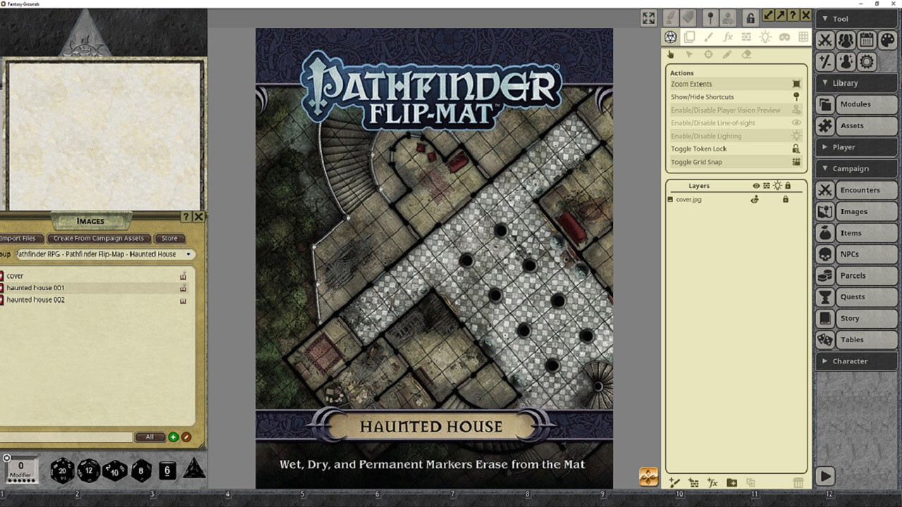 Pathfinder Flip-Mat: Haunted Battlefield main image 1