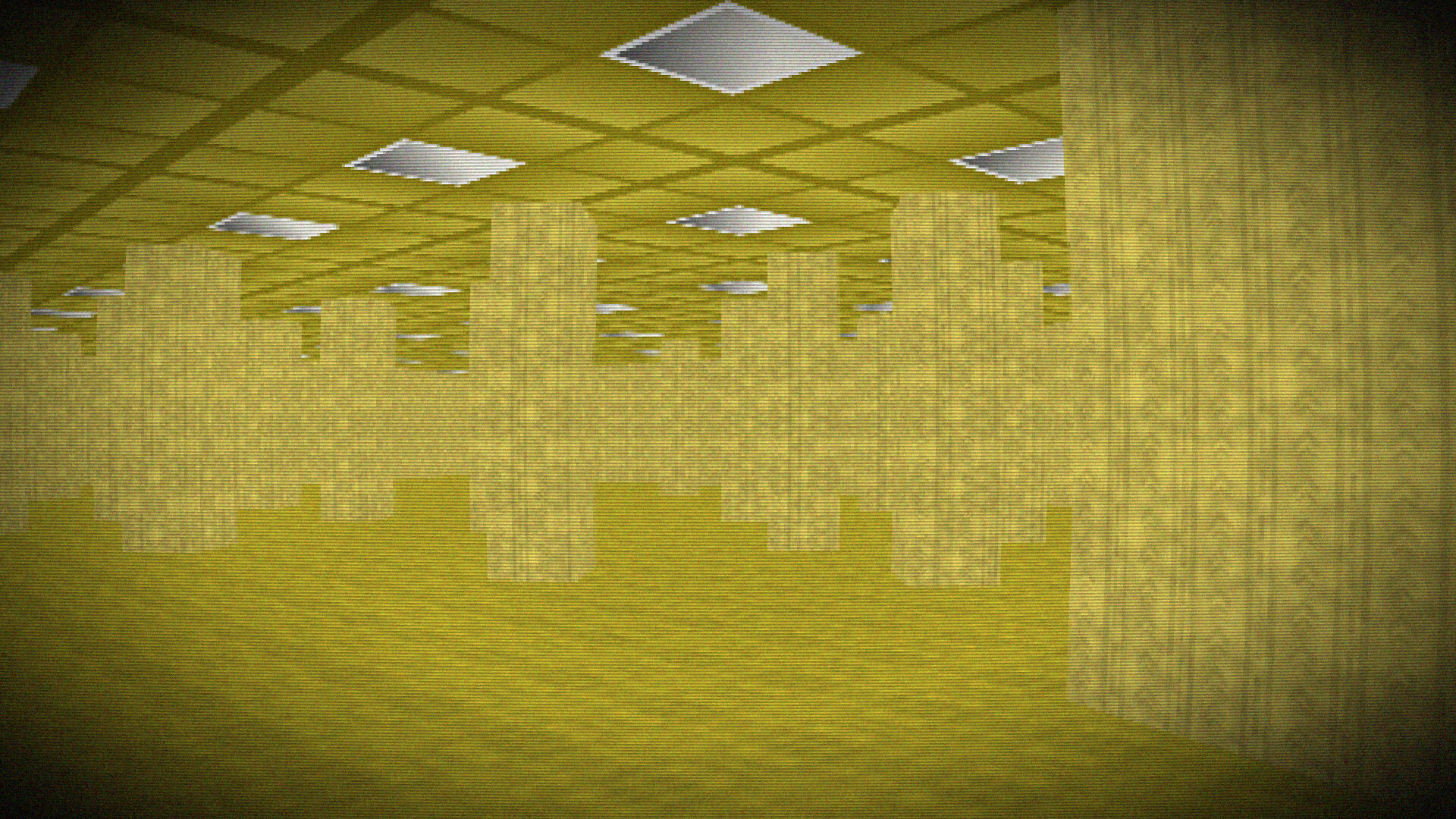 The End in minecraft backrooms: Alternative Edition. Including level 2 and  the entity