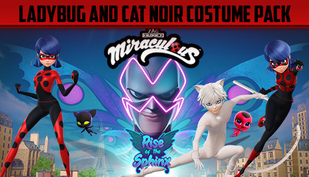 Buy Miraculous: Rise of the Sphinx Cat Noir and Ladybug Costume Pack -  Microsoft Store en-IL