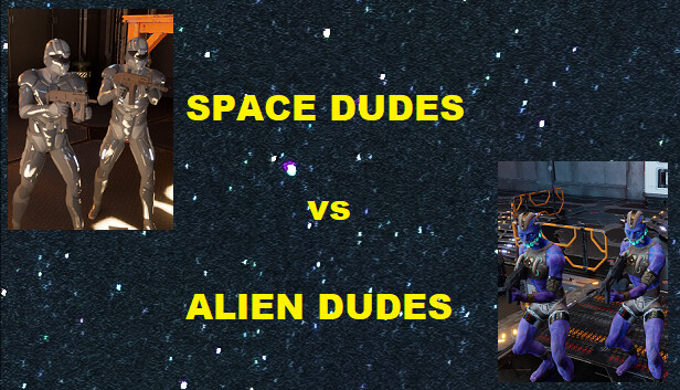 SPACE DUDES vs ALIEN DUDES のキービジュアル