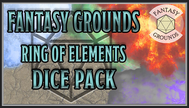 Fantasy Grounds - Ring of Elements Dice Pack Steam capsule image