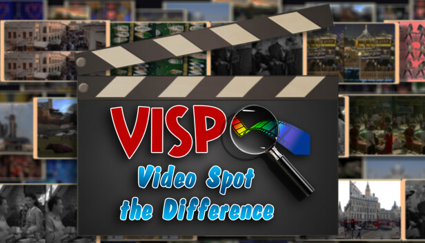 Vispo - The Video Spot the Difference game. Steam capsule image
