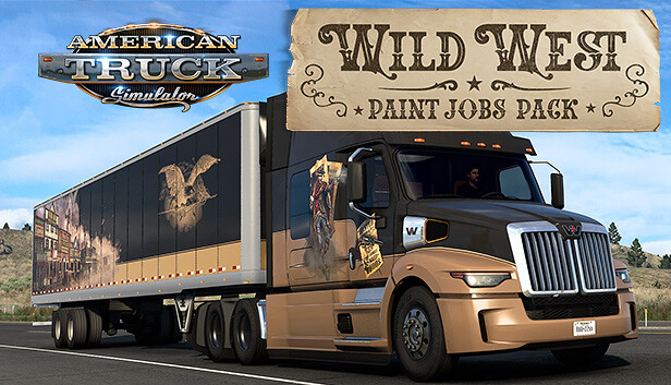 American Truck Simulator - Wild West Paint Jobs Pack Steam capsule image