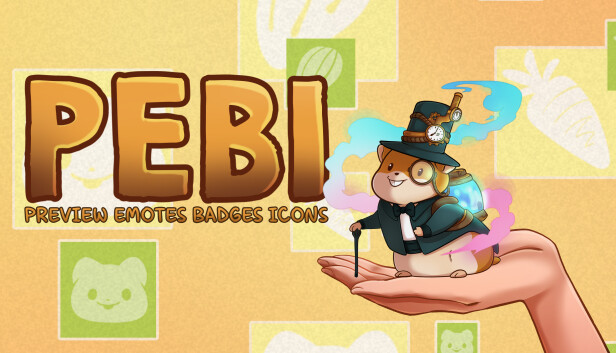 PEBI - Preview Emotes Badges Icons Steam capsule image