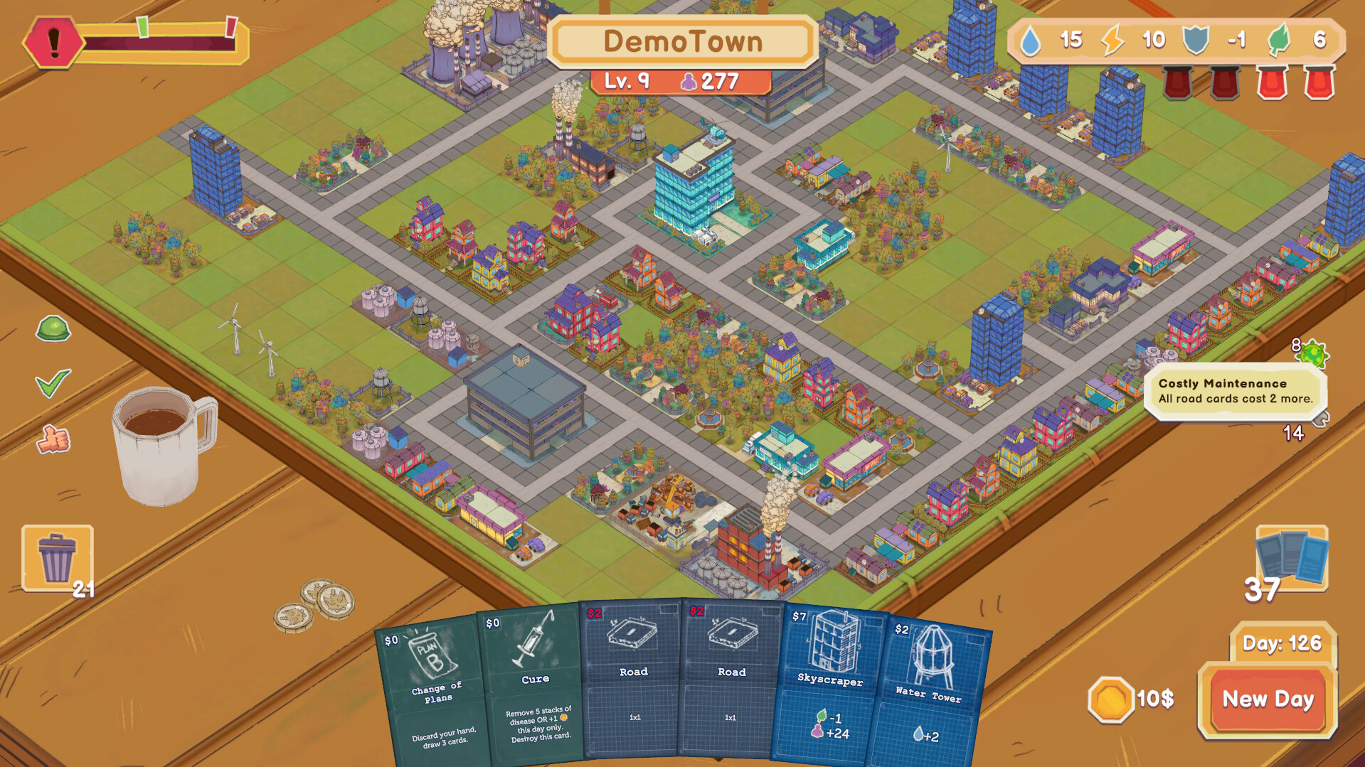 Indie Game Lover Cardboard Town