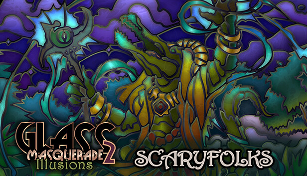 Glass Masquerade 2: Illusions - Scaryfolks Puzzle Pack Steam capsule image