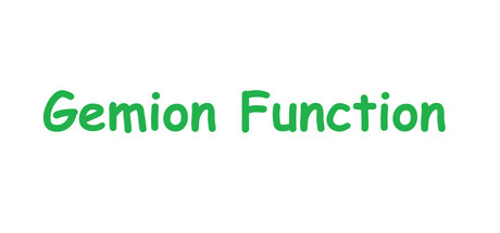 Gemion Function header image