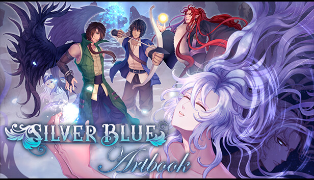 Silver Blue - Artbook. Steam capsule image