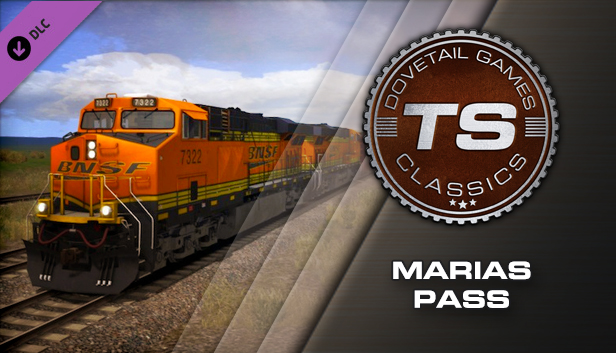 Train Simulator: Marias Pass: Shelby - Whitefish Route Add-On Steam capsule image