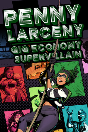 Penny Larceny: Gig Economy Supervillain achievements game logo
