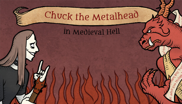 Chuck the Metalhead in Medieval Hell Steam capsule image