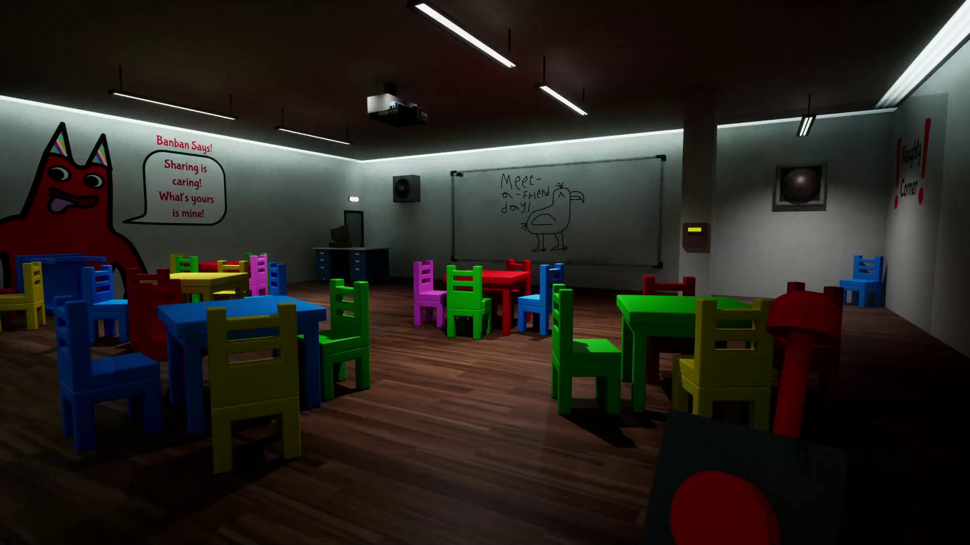 Colorindo a Creche do Banban, Banban do roblox