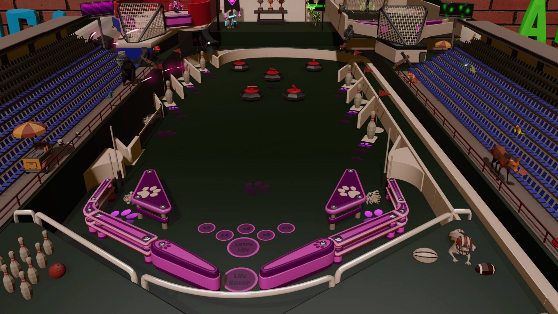 Roxy Raccoon's Pinball Panic - Sports Spectacle on Steam