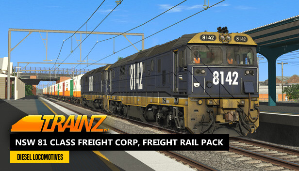 Trainz 2022 DLC - NSW 81 Class Freight Corp, Freight Rail Pack Steam capsule image