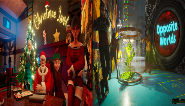 Christmas Land: Opposite Worlds Steam capsule image