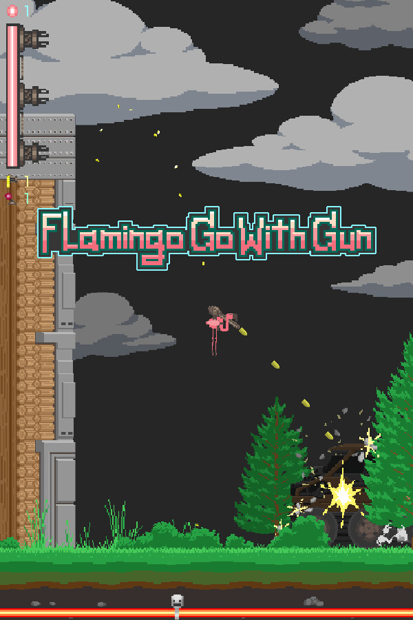 Flamingo Go With Gun