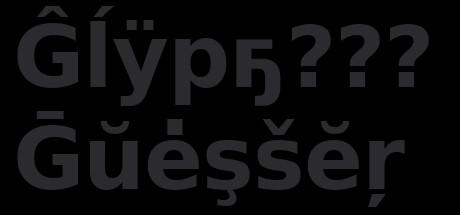 Glyph Guesser Steam header image
