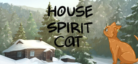 House spirit cat Steam header image