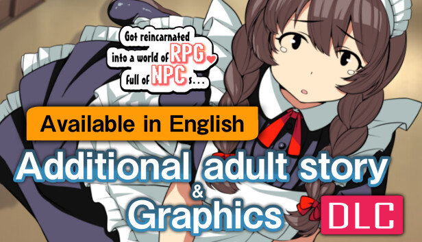 [Available in English] Got reincarnated into a world of RPG full of NPCs… - Additional adult story & Graphics DLC Steam capsule image