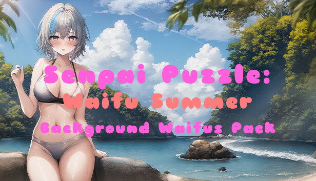Senpai Puzzle: Waifu Summer - Background Waifus Pack Steam capsule image