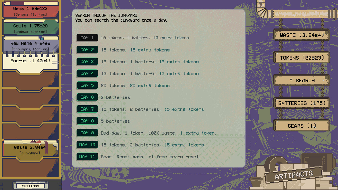 Underworld Idle Extra Tokens on Steam