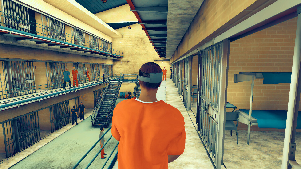 Prison Life Simulator Jail - Gangster Escape Games Scary Architect Battle