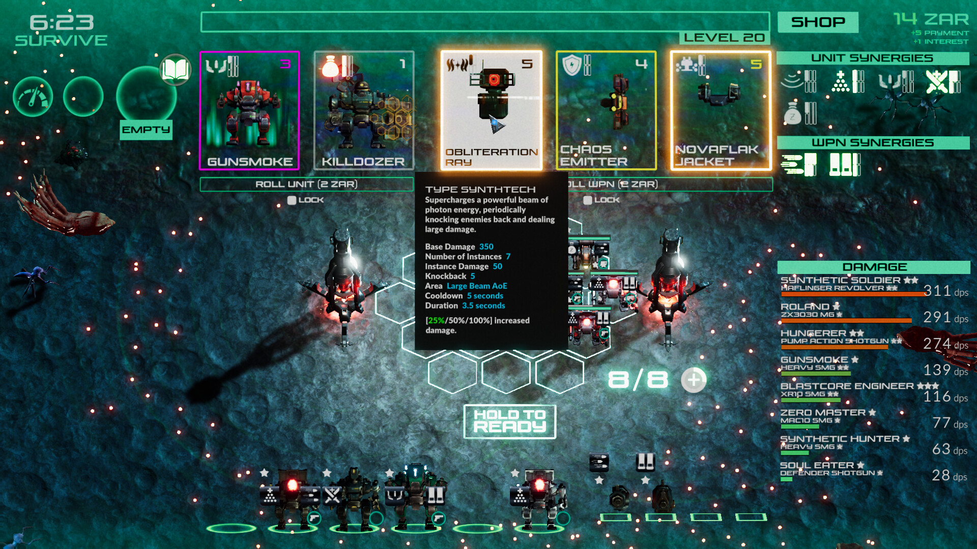 Indie Game Lover Battle Grid