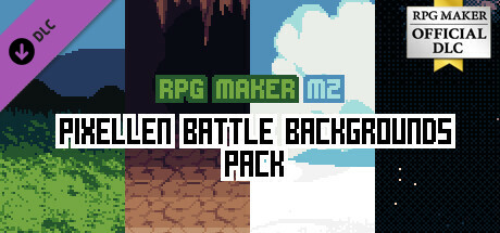 RPG Maker MZ - PIXELLEN BATTLE BACKGROUNDS PACK header image