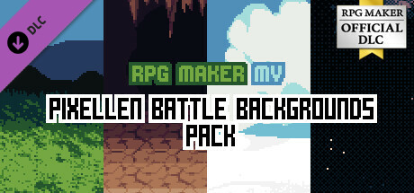 RPG Maker MV - PIXELLEN BATTLE BACKGROUNDS PACK header image