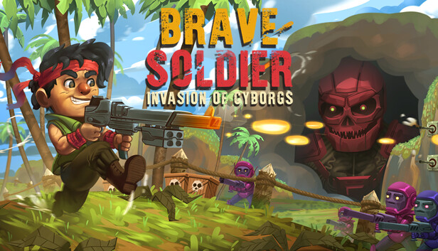 Brave Soldier - Invasion of Cyborgs Steam capsule image