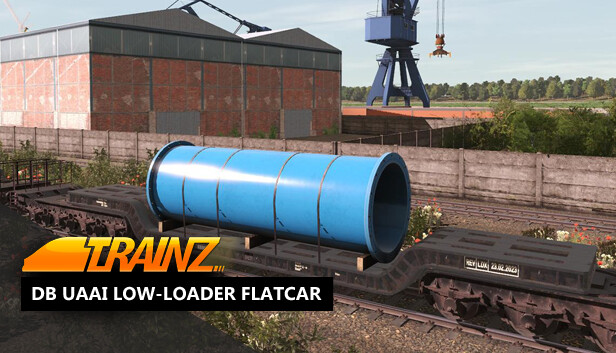 Trainz 2019 DLC - DB Uaai Low-Loader Flatcar Steam capsule image