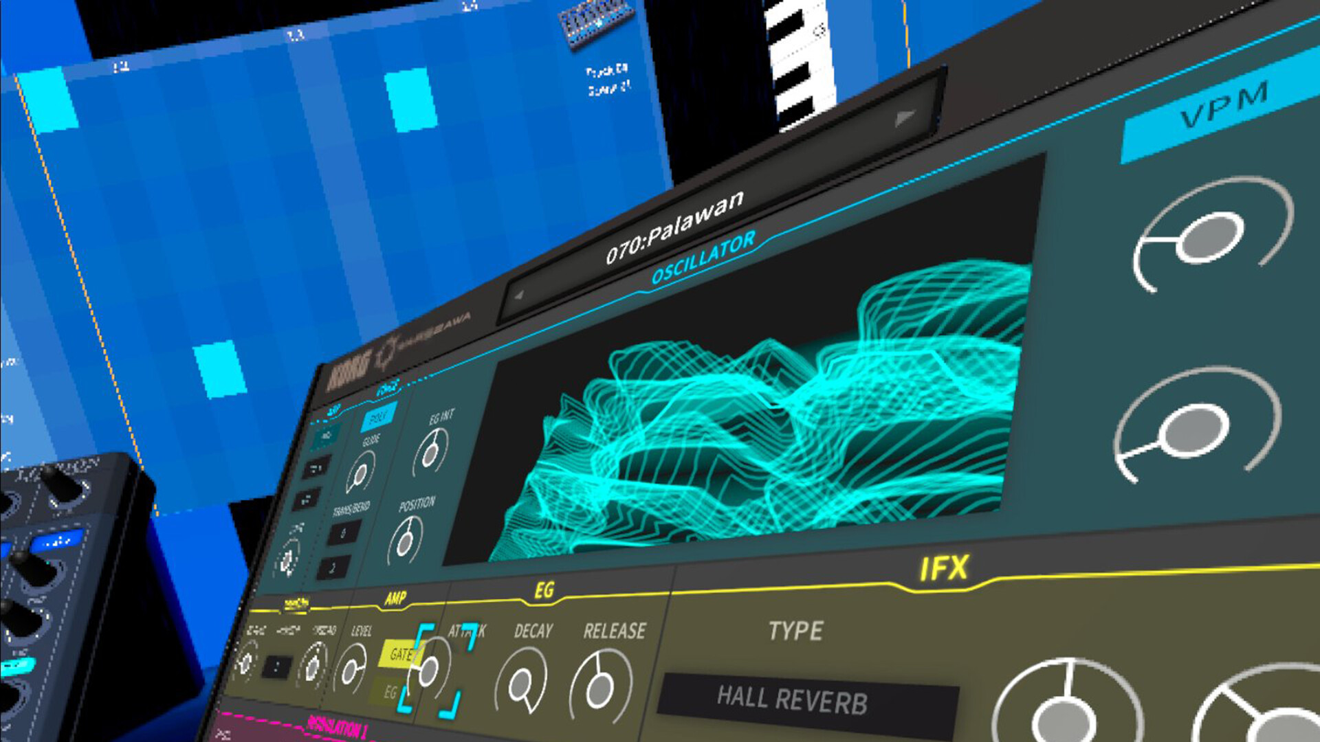Oculus Quest 游戏《乐器合成》KORG Gadget VR