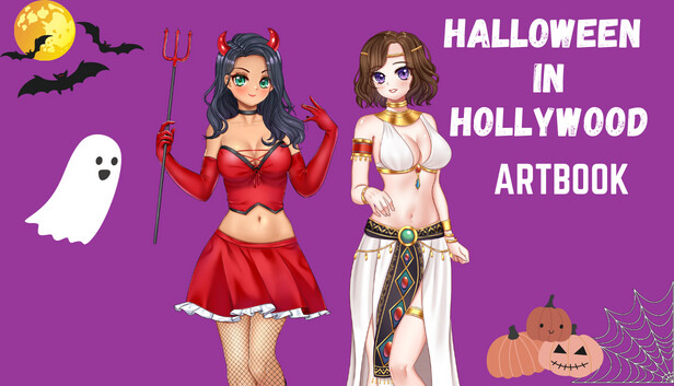 Halloween in Hollywood Artbook Steam capsule image