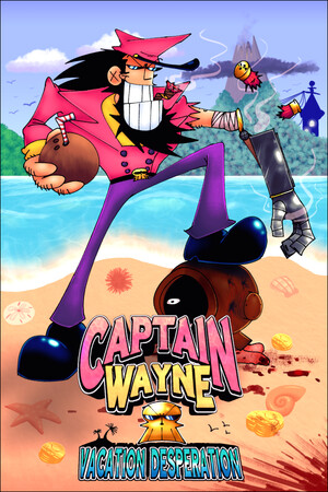 Captain Wayne - Vacation Desperation full game logo