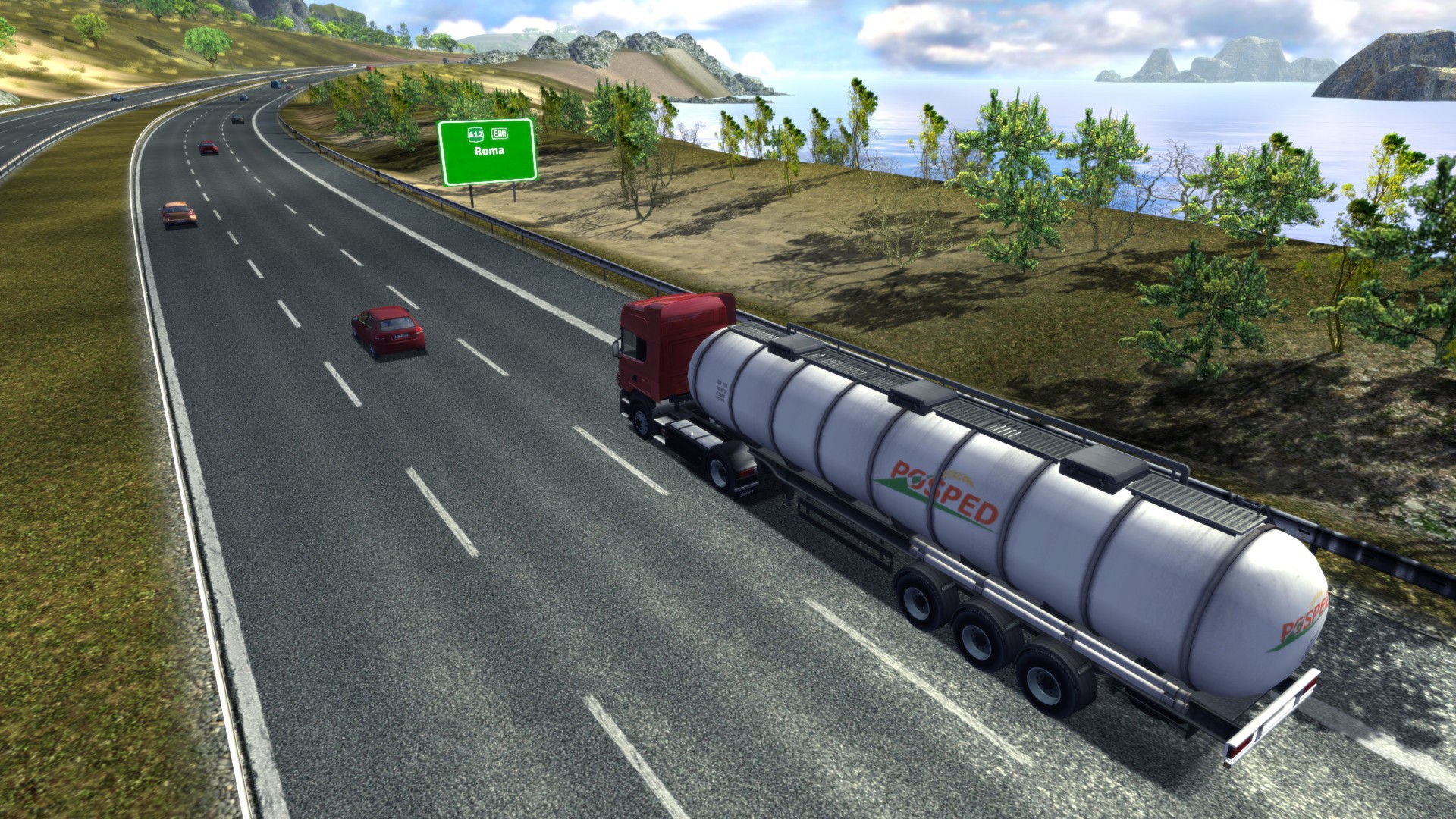 Играть 1 трек. Truck Simulator 2008. Евро трак симулятор 1. Игра Euro Truck Simulator 2008. Euro Truck Simulator 2 2008.
