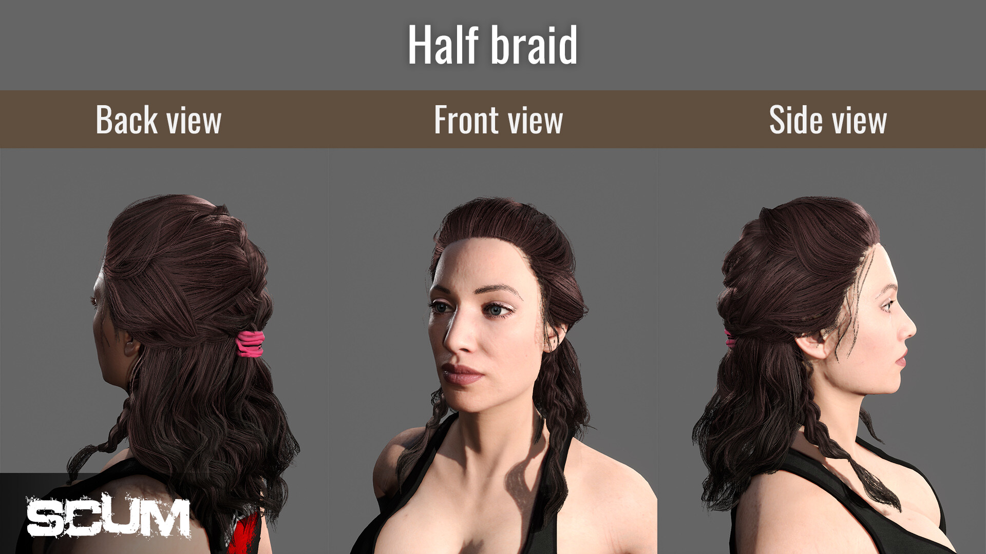 Anime Hairstyles Pack (9 types of hairstyles)