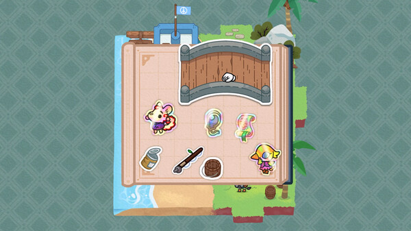 ภาพจากเกม A Tiny Sticker Tale ภาพที่ 1