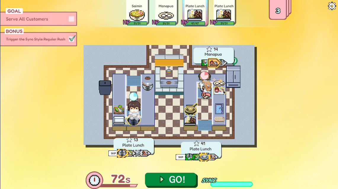 Kitchensync Layout Kitchen Sync: Aloha! on Steam