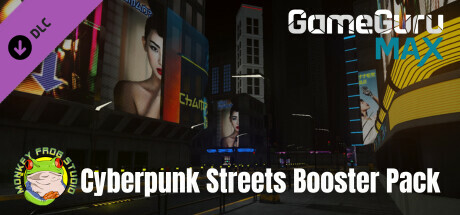 GameGuru MAX Cyberpunk Booster Pack - City Streets header image