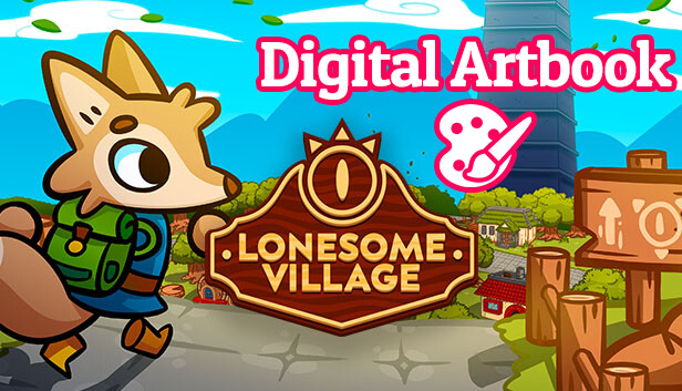 Lonesome Village - Digital Artbook Steam capsule image