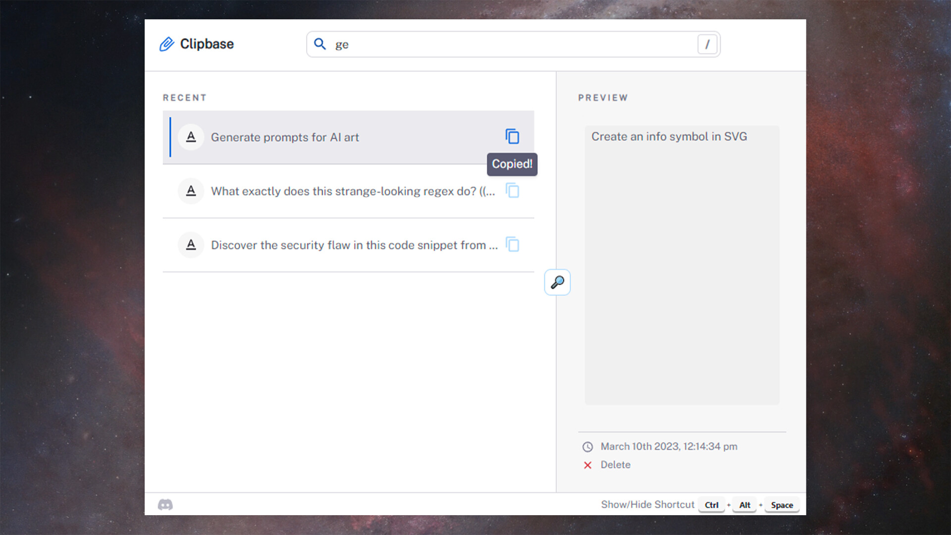 Clipbase - Clipboard History Manager on Steam