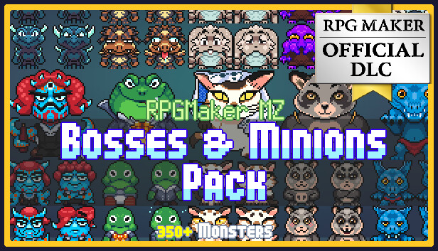 RPG Maker MZ - BOSSES and MINIONS PACK Steam capsule image