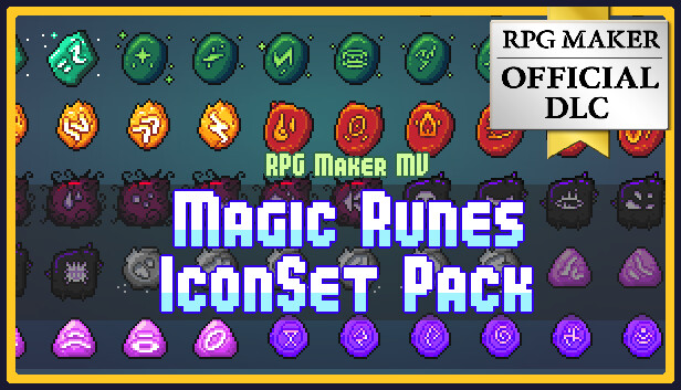 RPG Maker MV - MAGIC RUNES ICONSET PACK Steam capsule image