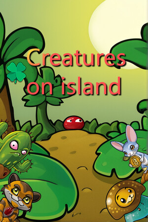 Creatures on island cover art