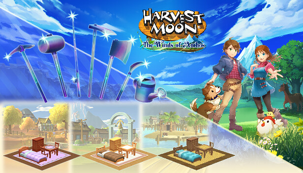 Harvest Moon: The Winds of Anthos - Tool Upgrade & New Interior Designs Pack Steam capsule image